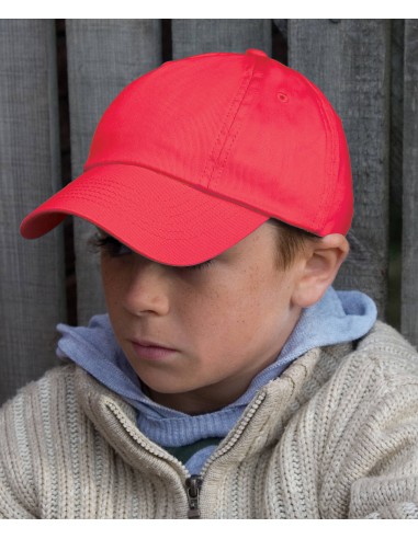 R-RC18J-Casquette junior en coton de profil bas